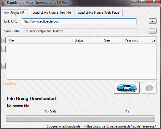 Rapidshare Mass Downloader Crack + Serial Key Download