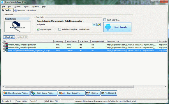 Share Search Tool (formerly Rapidshare Search Tool) Crack + Activation Code (Updated)