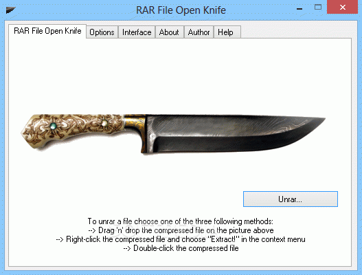 RAR File Open Knife Crack + License Key Download 2024