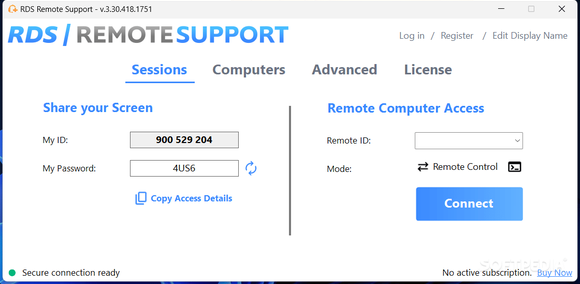 RDS Remote Support Crack With Keygen Latest
