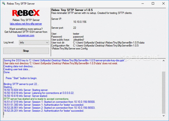 Rebex Tiny SFTP Server Crack + Activator Download
