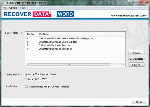 Recover Data for Word Crack + License Key