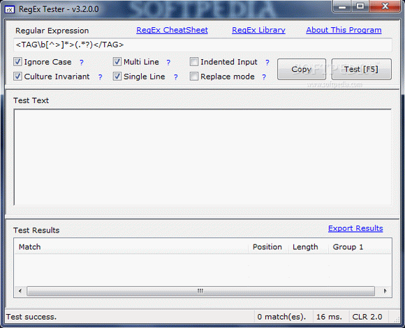 RegEx Tester Crack + Serial Number Download