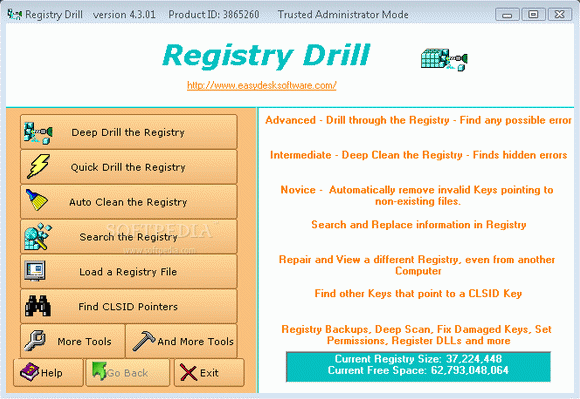 Registry Drill Crack + Serial Number Download
