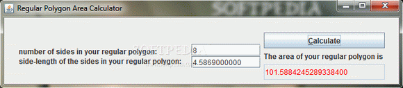 Regular Polygon Area Calculator Crack With Serial Key Latest