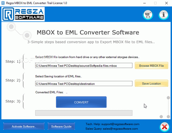 REGZA Software MBOX to EML Converter Crack + License Key Updated