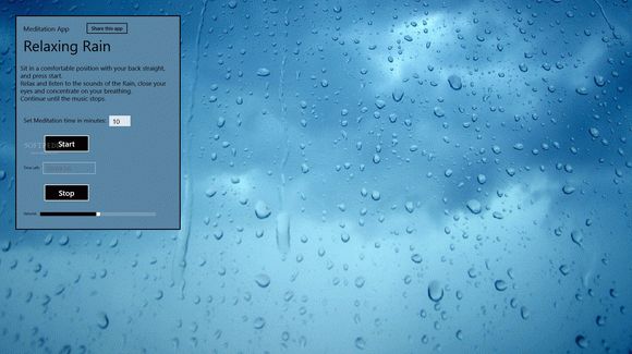 Relaxing Rain for Windows 8 Crack + Activation Code Download