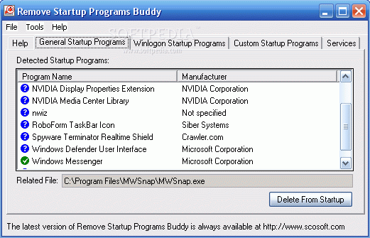 Remove Startup Programs Buddy Crack With License Key Latest