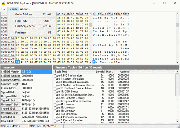 ROM BIOS Explorer Crack Plus Activation Code
