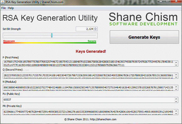 RSA Key Generation Utility Crack + Serial Key