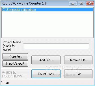 RSoft C/C++ Line Counter Crack & Activation Code