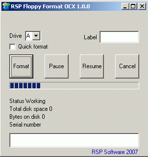 RSP Floppy Format OCX Crack + Activator (Updated)