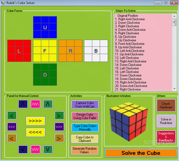 Rubik's Cube Solver Crack + Activator