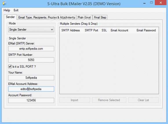 S-Ultra Bulk Emailer Crack + Serial Key