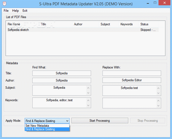 S-Ultra PDF Metadata Updater Crack Plus License Key