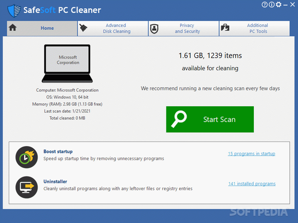 SafeSoft PC Cleaner Crack With Activation Code 2023