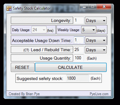 Safety Stock Calculator Crack With Activation Code Latest 2024