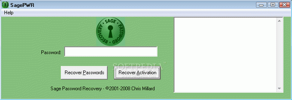Sage Password Recovery Crack Plus Serial Number