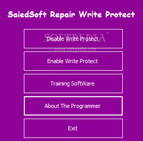 SaiedSoft Repair Write Protect Crack With License Key