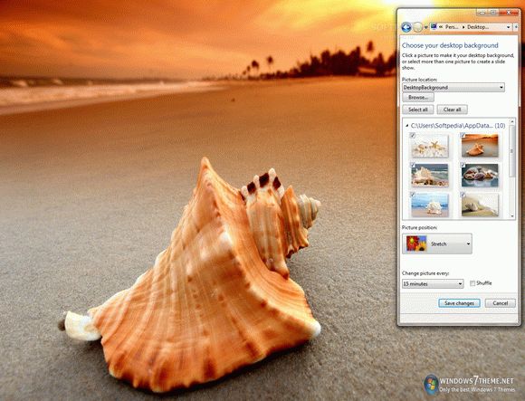 Sea Shells Windows 7 Theme with sound Crack With Serial Number Latest 2024