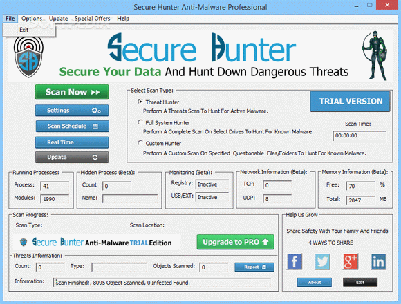 Secure Hunter Anti-Malware Professional Crack & Activation Code