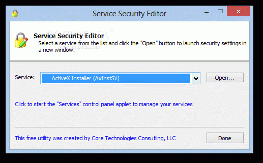 Service Security Editor Crack + Activator Updated