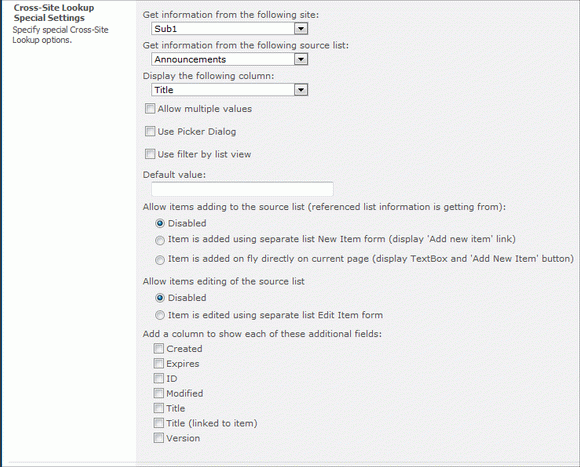 SharePoint Cross-Site Lookup Column Crack With Serial Key 2024