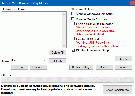 Shortcut Virus Remover Crack + Serial Key Download 2022