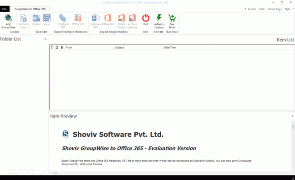 Shoviv GroupWise to Office 365 Migration Tool Crack + Activation Code