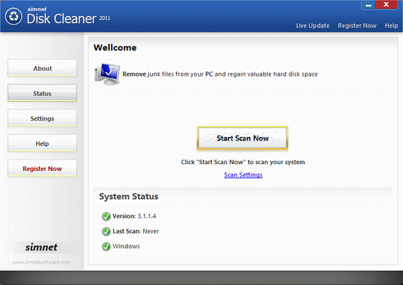 Simnet Disk Cleaner 2011 [DISCOUNT: 60% OFF!] Crack With Activator