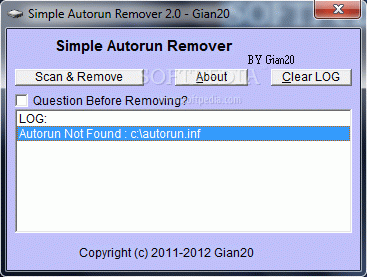 Simple Autorun Remover Crack With Serial Key Latest
