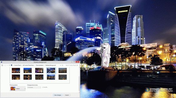 Singapore Night Skyline Windows 7 Theme Crack With Activator 2024