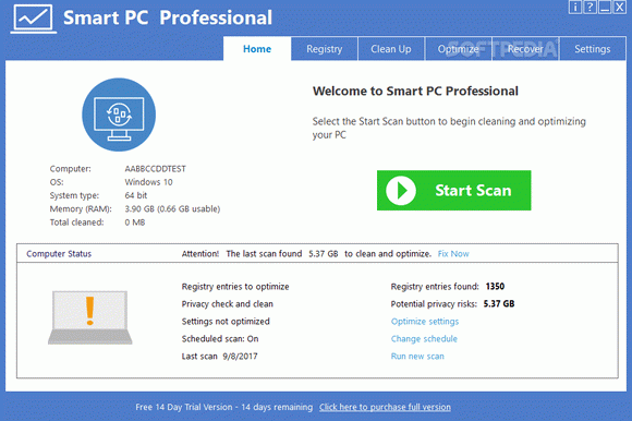 Smart PC Professional Serial Number Full Version