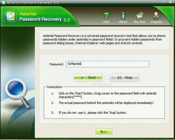 Asterisk Password Recovery Crack & Activator