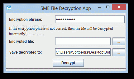 SME File Decryption App Crack + Serial Number