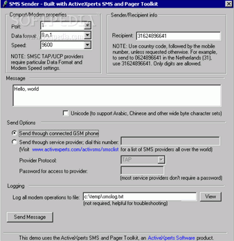 SMS and Pager Toolkit Crack + Keygen