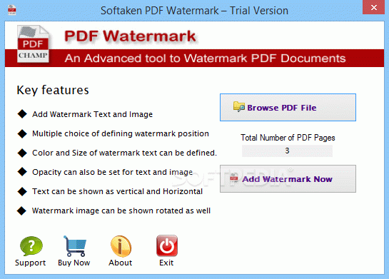 Softaken PDF Watermark Crack + Serial Key