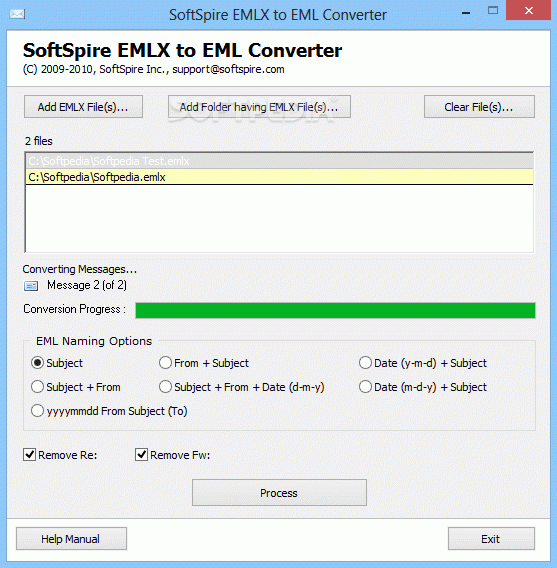 SoftSpire EMLX to EML Converter Crack Plus Activator