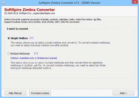 SoftSpire Zimbra Converter Crack With Serial Number Latest 2022