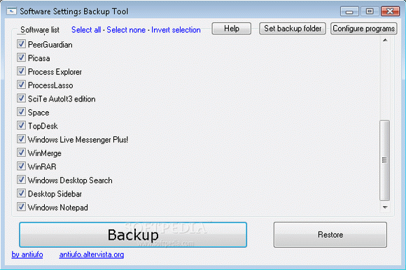 Software Settings Backup Tool Crack Plus Activation Code