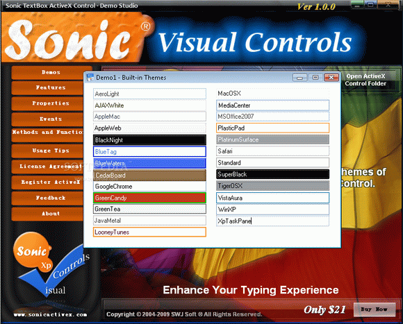 Sonic TextBox ActiveX Control Crack & License Key