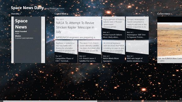 Space News Daily for Windows 8 Serial Number Full Version