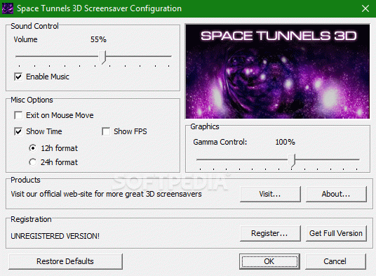 Space Tunnels 3D Screensaver Crack Plus Activation Code