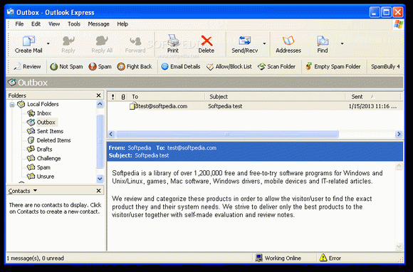 SpamBully for Outlook Express / Windows Mail Crack With Activator