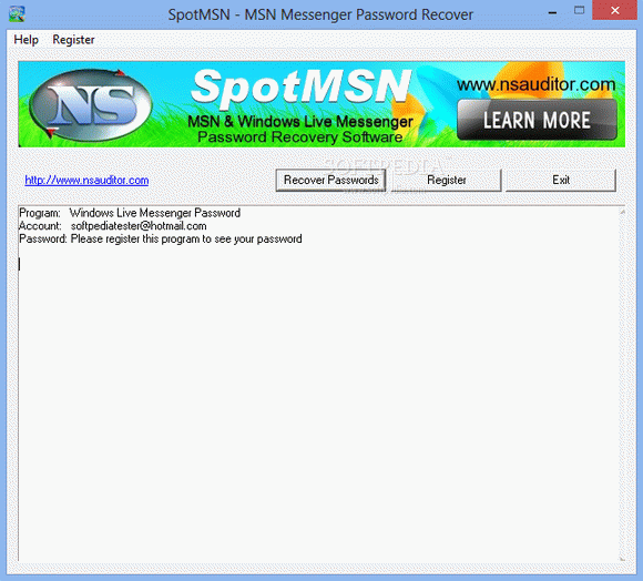 SpotMSN Password Recover Crack + Serial Number Download 2024