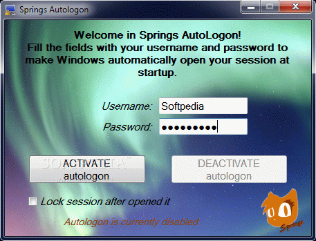 Springs Autologon Crack With Activation Code Latest