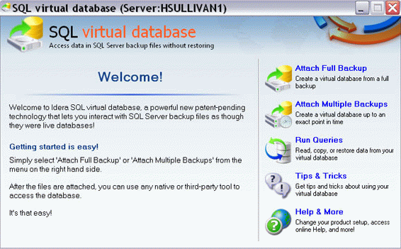 SQL Virtual Database Crack With Serial Key