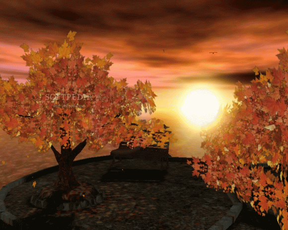 SS Autumn Sunset - Animated Desktop ScreenSaver Serial Number Full Version