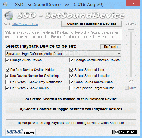 SSD - SetSoundDevice Crack Plus Serial Key