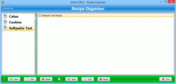 SSuite Office - Recipe Organiser Crack + Keygen